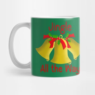 Merry & Bright on Teal Mug